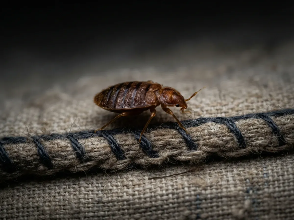 Close-up of a bed bug