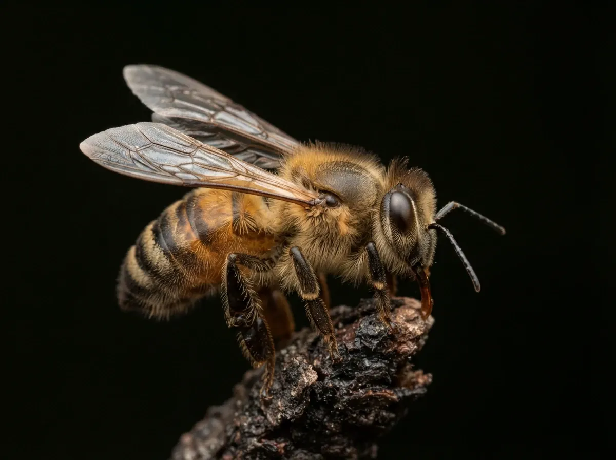 Close-up of a bee