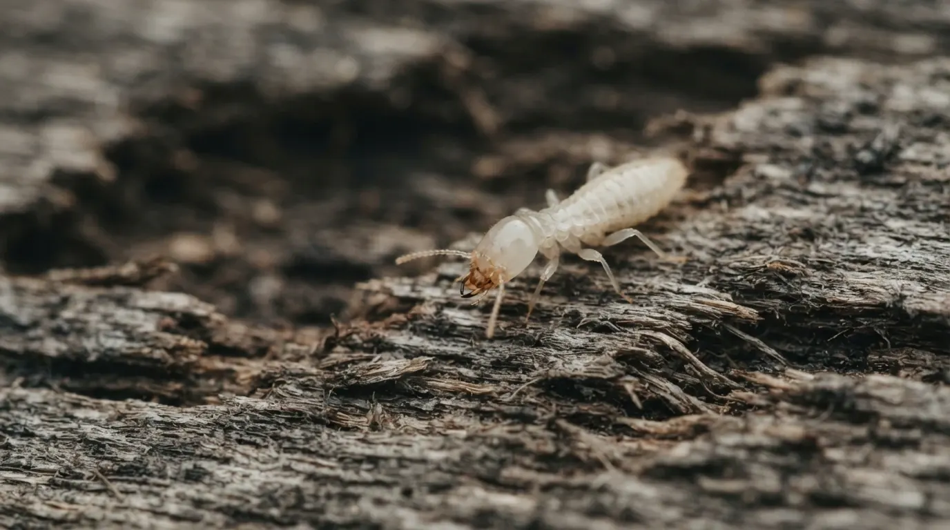 Close-up of a subterranean termite